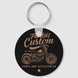 Llavero Garaje de motocicleta Bobber Personalizado de moto