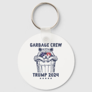 Llavero Garbyge Crew Vota A Trump 2024 Divertido Racc Repu