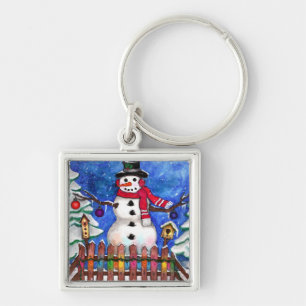 Llavero Garden Snowman
