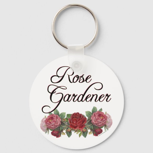 Llavero Gardener Rosa diciendo con Rosas (Anverso)