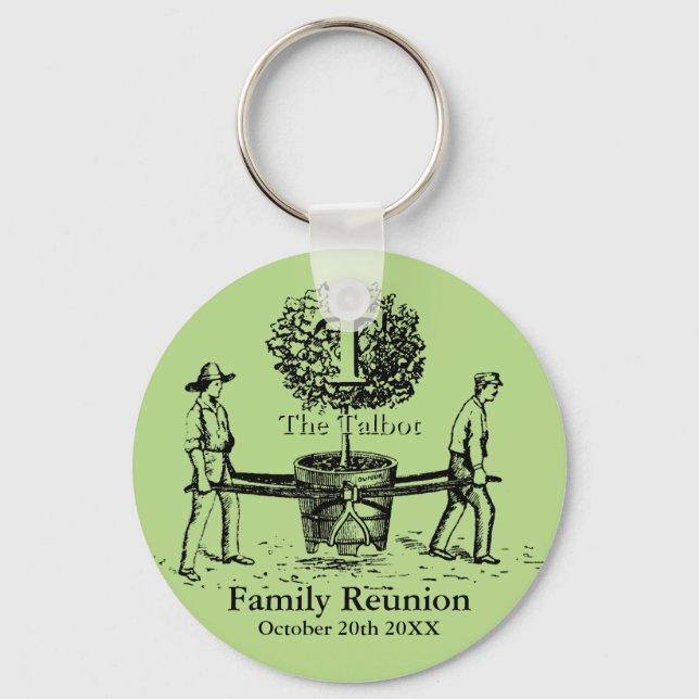 Llavero Gardeners Family Reunion Keychain con nombre perso (Anverso)