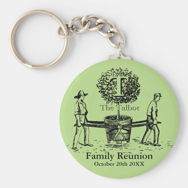Llavero Gardeners Family Reunion Keychain con nombre perso (Frente)