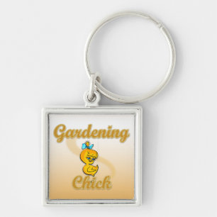 Llavero Gardening Chick