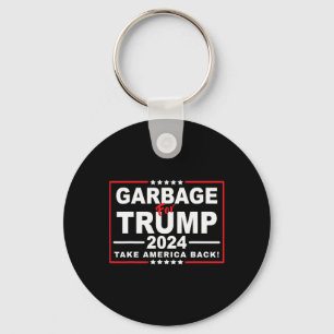 Llavero Garge para Trump 2024 Simpático partidario de Trum