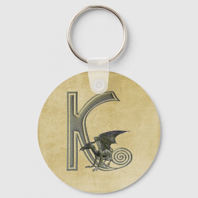 Llavero Gargoyle Monogram K (Anverso)