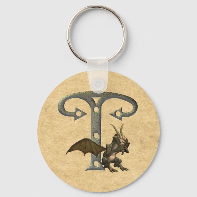 Llavero Gargoyles Monogram T (Anverso)