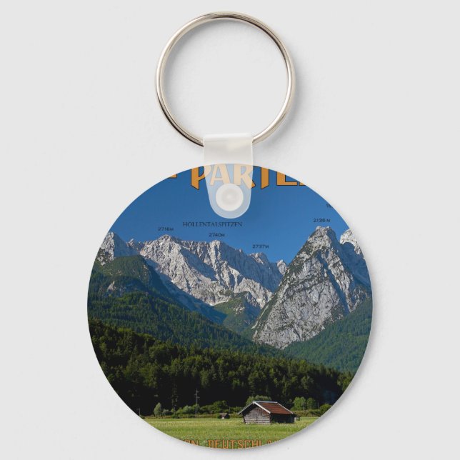 Llavero Garmisch - El Zugspitze y el Alpspitze (Anverso)
