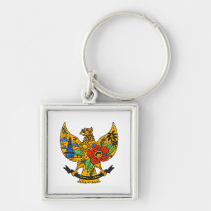 Llavero Garuda Pancasila Indonesio Vintage