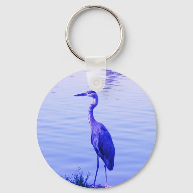 Llavero Garza Azul Egret (Anverso)