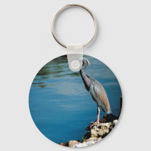 Llavero Garza de pequeño azul