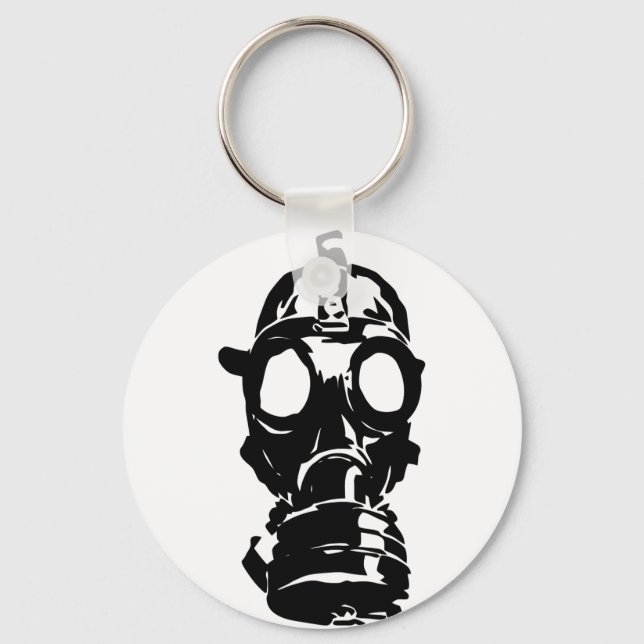 LLAVERO GAS MASK STENCIAL (Anverso)
