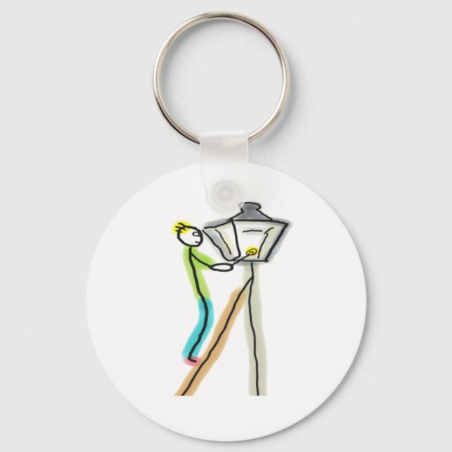 Llavero Gaslighting Stickman (Anverso)