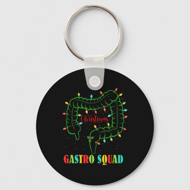 Llavero Gastroente: Navidades divertidos de enfermeras de  (Anverso)