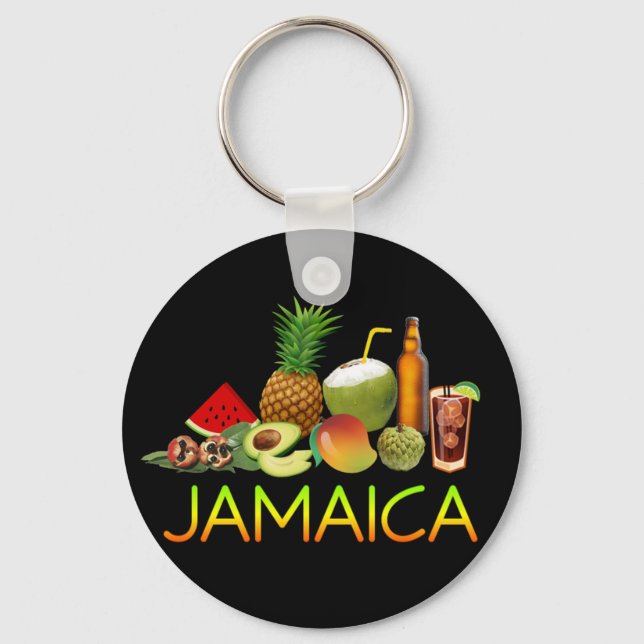 Llavero Gastronomía de Jamaica (Anverso)