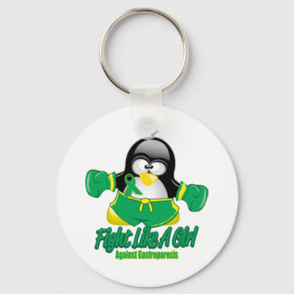 Llavero Gastroparesis Luchando contra el pingüino