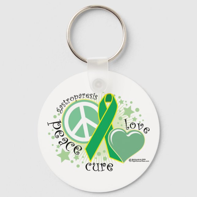 Llavero Gastroparesis Paz Cura de amor (Anverso)