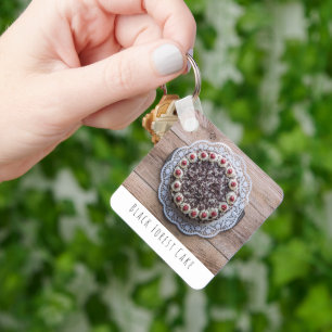 Llavero Gateau de pasteles de la Selva Negra para pastores