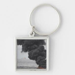 Llavero Gathered concentró quemaduras del aceite