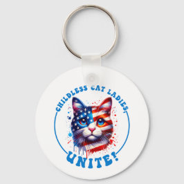 Llavero Gatitas sin hijos unen a Kamala Harris