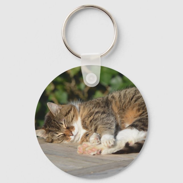 Llavero Gatito de cabeza de leepya (Anverso)