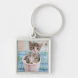 Llavero Gatito de Munchkin con la cinta bonita