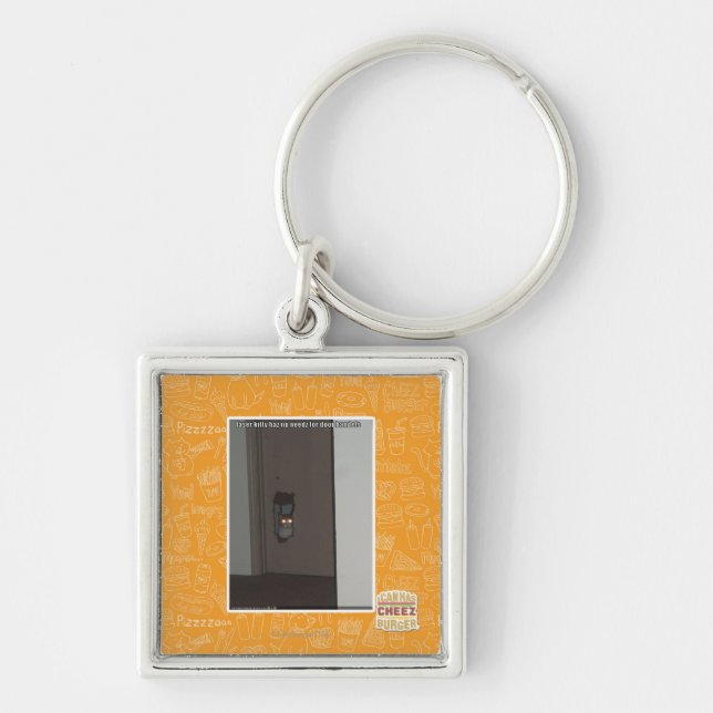 Llavero Gatito del laser (Frente)