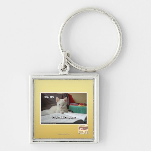 Llavero Gatito del profesor particular (Frente)