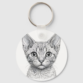 Llavero Gatito Devon Rex
