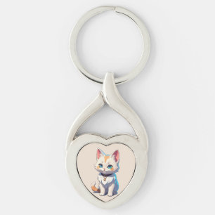 Llavero Gatito Kawaii con Encanto Felino