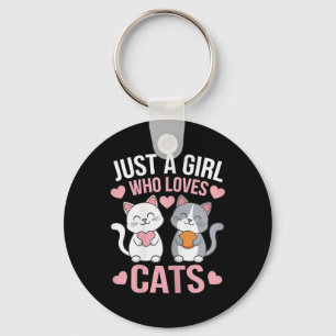 Llavero Gatito Sólo Un Chica Que Ama A Los Gatos Camisas C