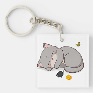 Llavero Gatitos, ratón y queso