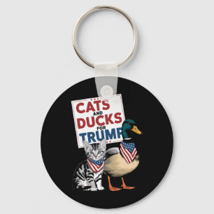 Llavero Gatitos Y Patos Para Gatos Trump Y Patos Para Tru