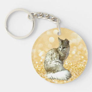 Llavero Gato Angora