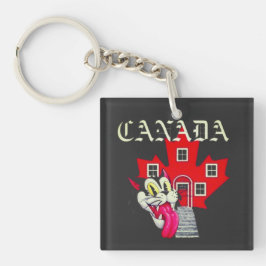 LLAVERO GATO ANTIGUO DE CANADÁ