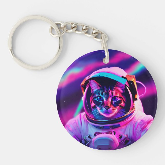 Llavero gato astronauta (Frente)