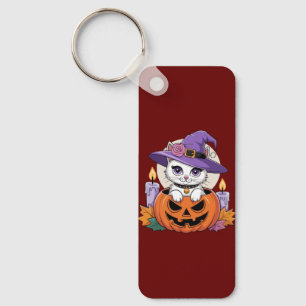 Llavero Gato de calabaza mágica