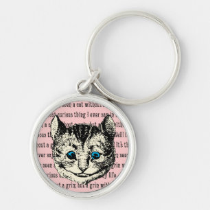 Llavero Gato de Cheshire - Vintage Alicia en el País de la