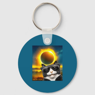 Llavero Gato de Esmoquin de Totalidad de Eclipse Solar
