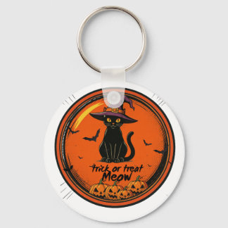 Llavero gato de Halloween