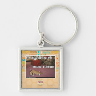Llavero Gato de la desobediencia civil