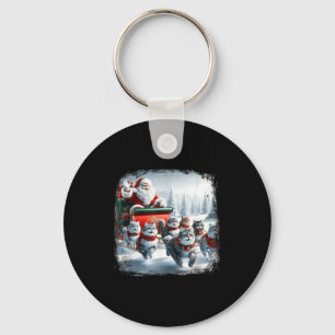 Llavero Gato De Navidad Gatos Divertidos Para Todos Hombre
