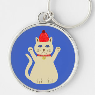 Llavero Gato de Navidades de corte