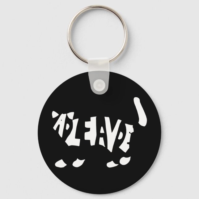 Llavero Gato de Schrödinger (Anverso)