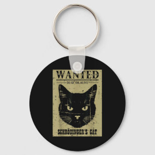 Llavero Gato De Schrödinger Se Busca Hombres Ciencia Físic
