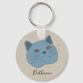 Llavero Gato de Shorthair británico