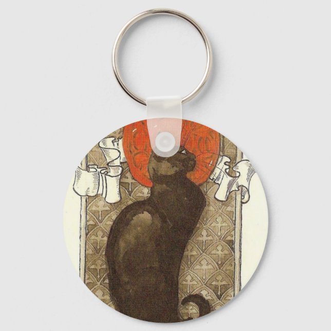 Llavero Gato de Steinlein - Art Nouveau (Anverso)