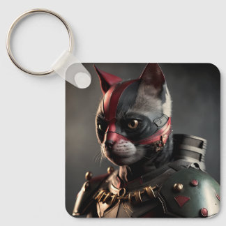 Llavero Gato de superhéroe