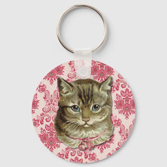 Llavero Gato de Tabby (Anverso)