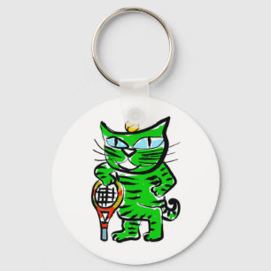 Llavero Gato de tenis