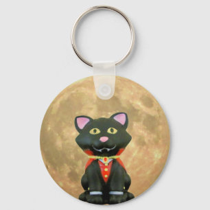 Llavero Gato del vampiro y Luna Llena